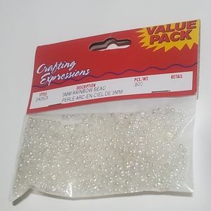 3/$15 900 3mm Rainbow Bead Crafting Expressions 048492682755